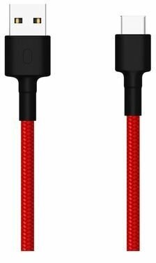 USB-кабель XIAOMI Mi Braided USB Type-C Cable SJX10ZM 100 см. Цвет: красный.