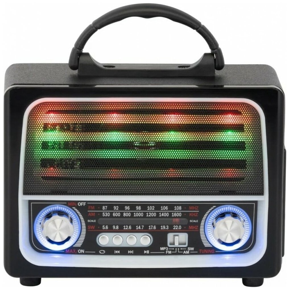 Портативный Радиоприёмник MAX MR 320 / Радио/трехполосный радиоприемник/Bluetooth AM/FM/SW USB
