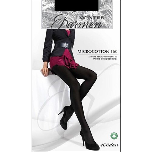 Колготки Karmen Microcotton 160, nero (черный), 3