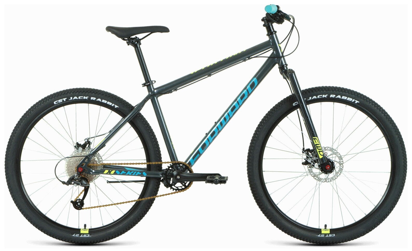 Горный велосипед Forward Sporting 27,5 X D (2022) 17" Серо-зеленый (161-178 см)