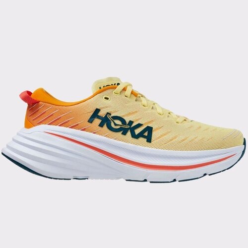 Кроссовки HOKA, размер 6.5US, желтый, оранжевый