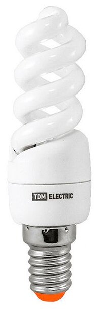 Лампа энергосберегающая КЛЛ-FSТ2-9 Вт-4000 К–Е14 (32х99 мм) TDM