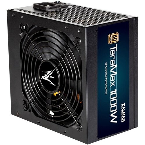 Блок питания Zalman ATX 1200W ZM1200-TMX 80+ gold (24+4+4pin) APFC 120mm fan 12xSATA Cab Manag RTL