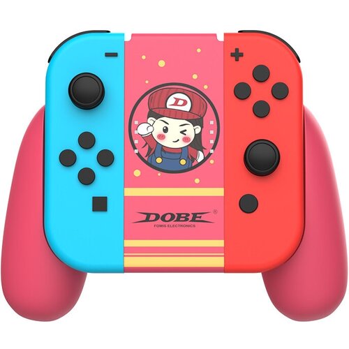 Держатель DOBE для JoyCon, Charging Grip Nintendo Switch, красный, iTNS-2145Red