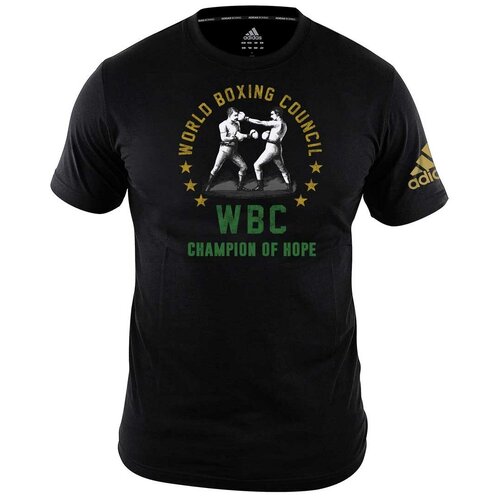 adiWBCT01 Футболка World Boxing Council WBC Champion of Hope черная - Adidas - Черный - XL