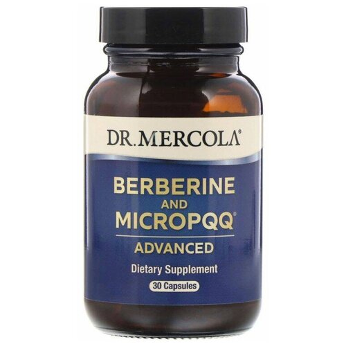Капсулы Dr. Mercola Berberine and MicroPPQ, 160 г, 30 шт.