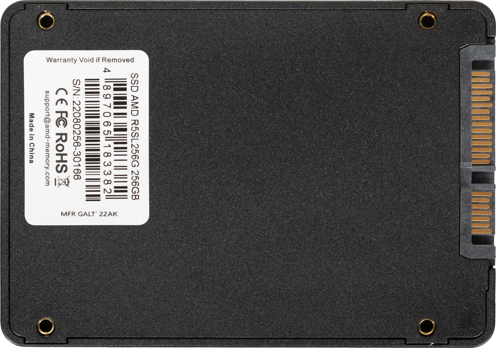 Накопитель SSD 2.5'' AMD Radeon R5 256GB SATA 6Gb/s 3D TLC 540/450MB/s RTL - фото №10
