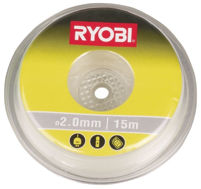 Ryobi Леска 2,0 мм 15 м круглая, белая RAC102 5132002639