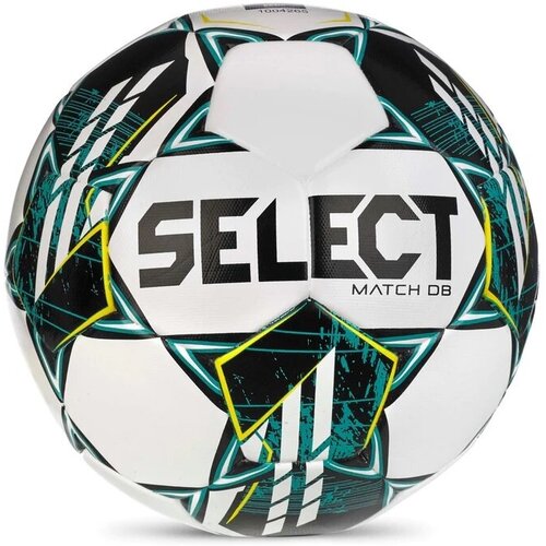 Футбольный мяч SELECT MATCH DB V23, бел/зел/жел, 5 футбольный мяч select team v23 basic fifa бел син чер 5