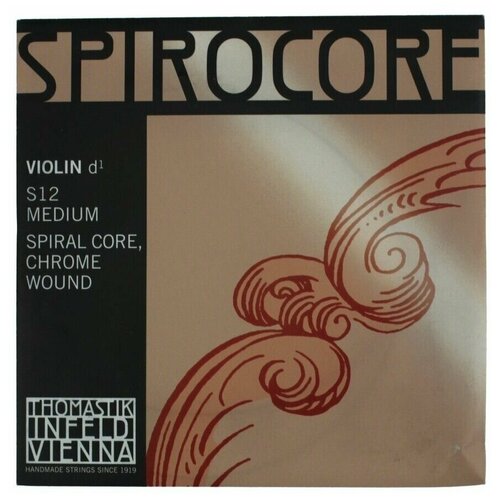 Струна D для скрипки Thomastik Spirocore S12 струна для скрипки thomastik spirocore s12 ре d
