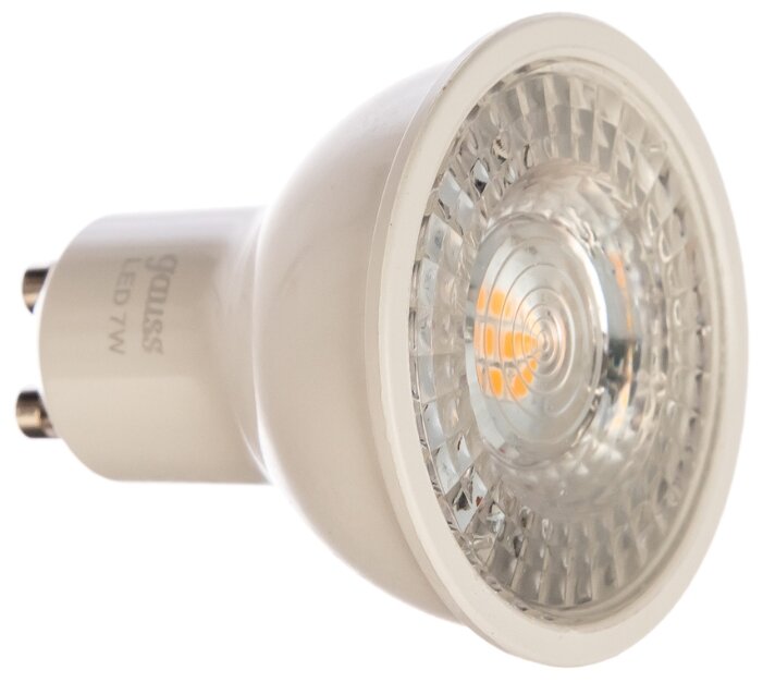 Лампа LED GAUSS 7W/GU10/3000K MR16 101506107 - фотография № 7
