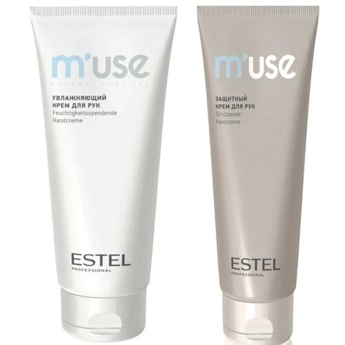 Купить Комплект Estel M’USE, увлажняющий крем для рук(100 мл), защитный крем для рук(100 мл)