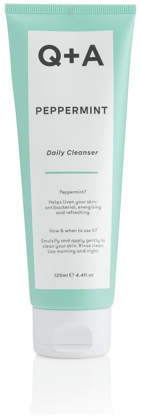 Q+A Peppermint Daily Cleanser 125 ml / Очищающий гель для лица 125 мл