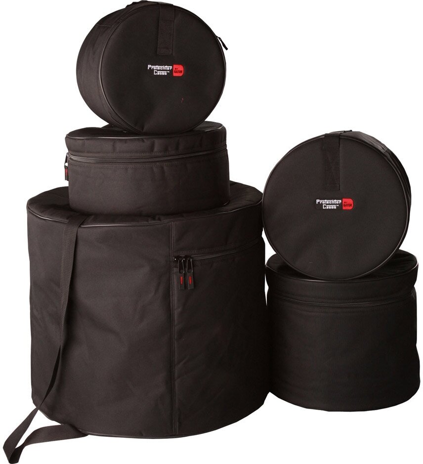 GATOR GP-FUSION-100 набор нейлоновых сумок для барабанов, 22 X18 10 X9 12 X10 14 X12 14 X5