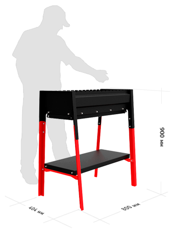 Мангал GRILLVER 730 Эйр Партикс - фотография № 11