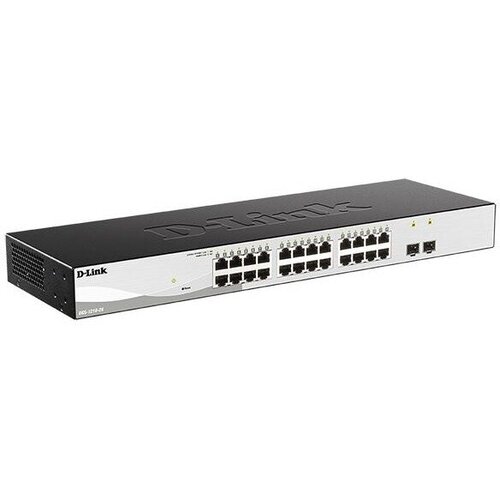 D-Link SMB D-Link DGS-1210-26/F3A Настраиваемый коммутатор WebSmart с 24 портами 10/100/1000Base-T и 2 портами 1000Base-X SFP