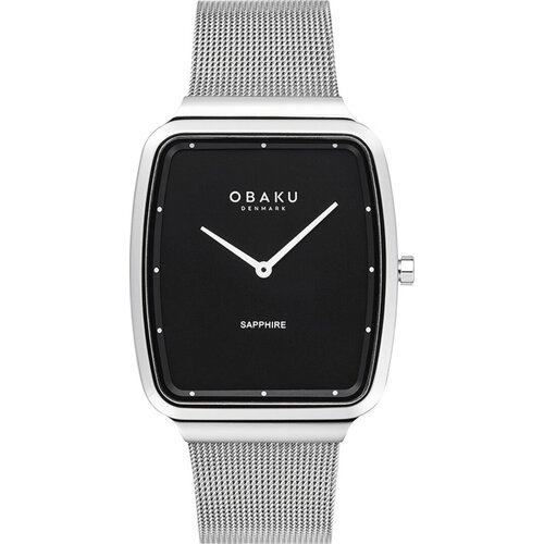 Наручные часы OBAKU Наручные часы Obaku Ultra Slim V267GXCBMC, серебряный