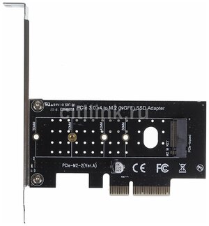 Адаптер PCI-E M.2 NGFF for SSD V2 + Heatsink Ret