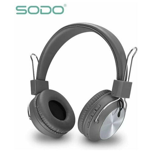 SODO Беспроводные наушники SODO SD-1001 цвет Темно-Серый беспроводные наушники sodo mh5 rose gold