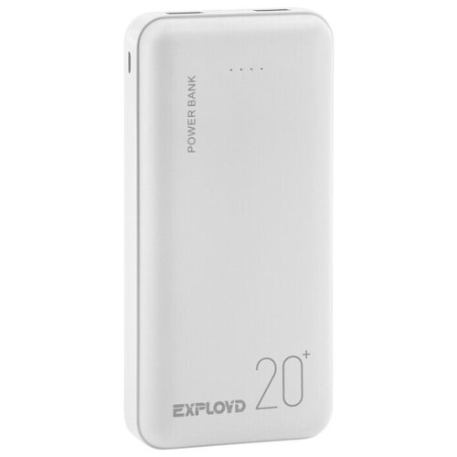 фото Внешний аккумулятор exployd power bank 20000 mah белый