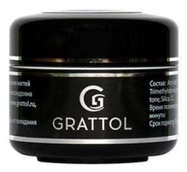 Grattol Верхнее покрытие Top Gel, прозрачный, 15 мл