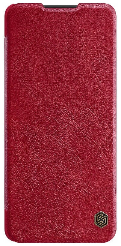 Кожаный чехол-книжка Nillkin Leather Qin для Samsung Galaxy A23 красный