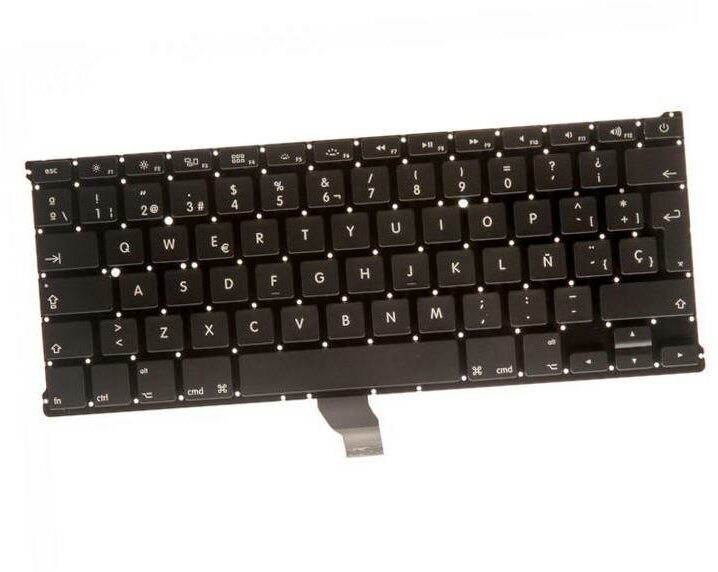 Клавиатура (keyboard) для Apple MacBook Pro 13 Retina A1502 Late 2013 Mid 2014 Early 2015 Г-образный Enter, английская раскладка