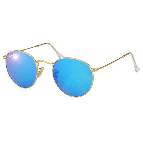 солнцезащитные очки ray ban round metal бронзовый Солнцезащитные очки Ray-Ban, бесцветный