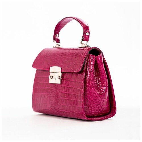фото Сумка из кожи с тиснением кроко so breen