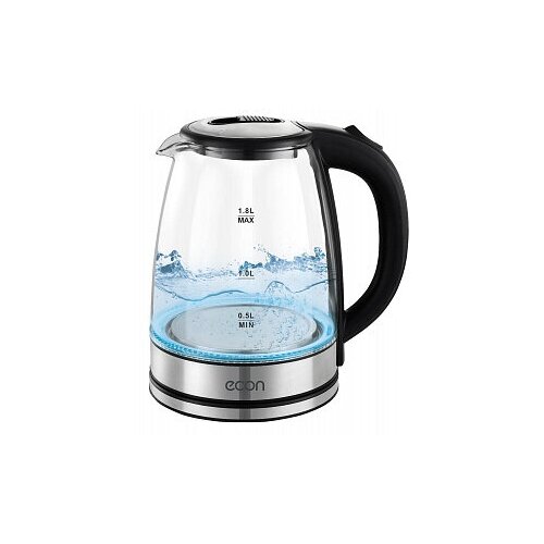 Чайник ECON ECO-1836KE черныйсеребристый 136900₽