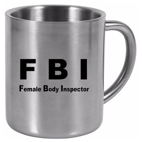 фото Кружка fbi - female body inspector drabs