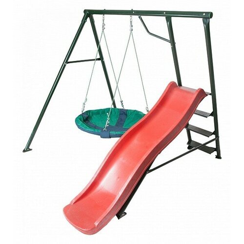 Комплекс игровой Радуга, Цвет корпуса: зеленый, красный