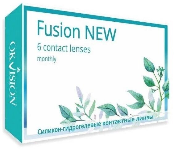 Контактные линзы OKVision Fusion NEW 1 месяц, -1.50 8.6, 6 шт.