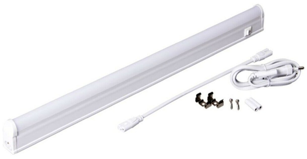 Светодиодный LED светильник линейный Jazzway 8W (Вт) 4000K 720lm 120° IP40 572x22x36 220-240V 2850621