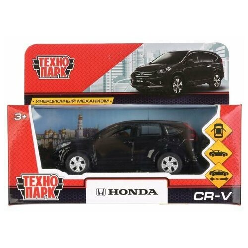 Машина Honda CR-V черный (12см) откр. дв, багаж в/к машина металлическая toyota tundra 1 40 дв откр