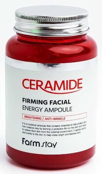 Многофункциональная ампульная сыворотка с керамидами FarmStay Ceramide Firming Facial Energy Ampoule 250 мл - фото №7