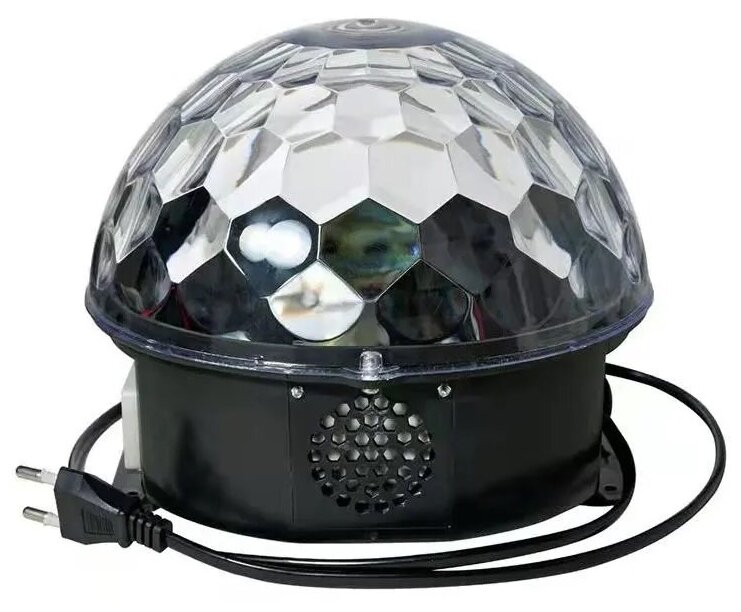 Светодиодный Диско-шар (дискошар) с блютуз, MP3 плеером и пультом. LED RGB Magic Ball Light BlueTooth - фотография № 9