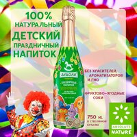 Детское шампанское Absolute Nature "Дудоли" яблочно-барбарисовое 0.75 л. на день рождения