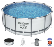 Каркасный бассейн Bestway Steel Pro Max 56420/56088, 366х122 см (комплект)