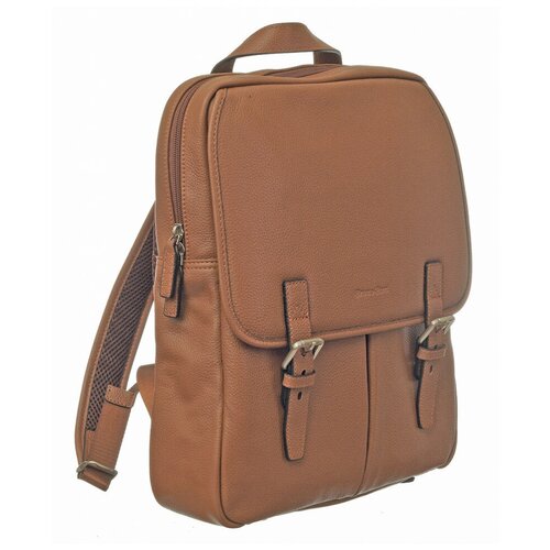 фото Мужской кожаный рюкзак bruno perri l15055/3 коньяк
