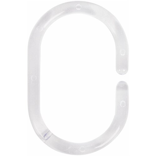 Кольца для шторок Sensea пластиковые цвет прозрачный 12 шт.