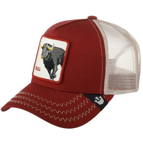 фото Бейсболка с сеточкой goorin brothers 101-0521 (бордовый), размер uni goorin bros.