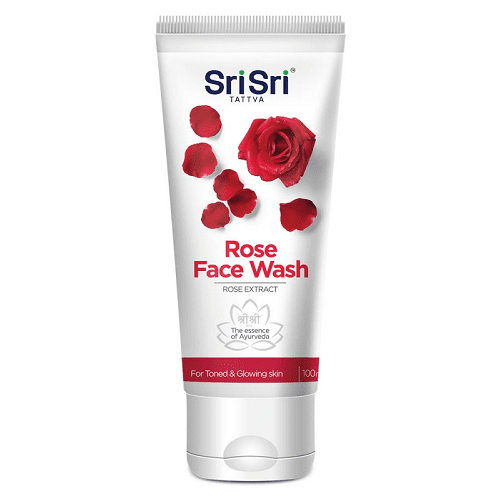 Sri Sri Tattva гель для умывания с розой Rose Face Wash, 100 мл sri sri tattva гель для умывания с огурцом и лимоном cucumber lemon face wash 100 мл