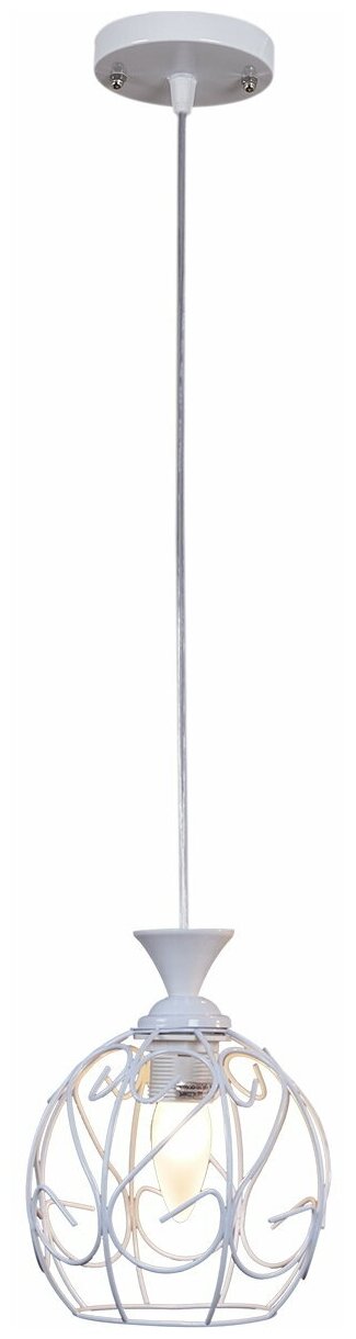 фото Люстра - подвес, светильник потолочный для интерьера студии , гостиной, кухни 02235-0.4-01 WT