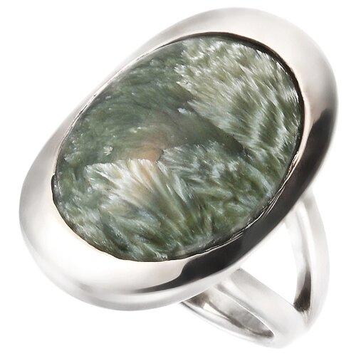 фото Element47 кольцо из серебра 925 пробы с серафинитами nri217_sp_sr_wg, размер 16.75