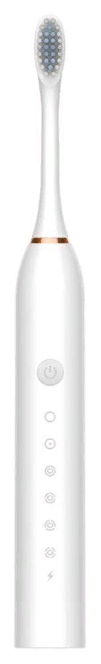 Звуковая электрическая зубная щетка SONIC TOOTHBRUSH X-3 WHITE ( с тремя дополнительными насадками )