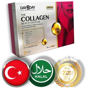 Турецкий коллаген DAY2DAY COLLAGEN уп. 30 sashe Клубничный. Для ...