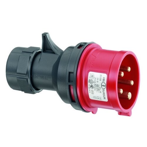 Кабельная вилка ABL 5P 16А 400V, IP44 S51S30 15976212