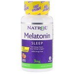Мелатонин Natrol Melatonin 3 mg Fast Dissolve (90 таблеток) - изображение