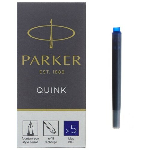 Parker Набор картриджей для перьевой ручки Parker Z11, 5 штук, синие чернила